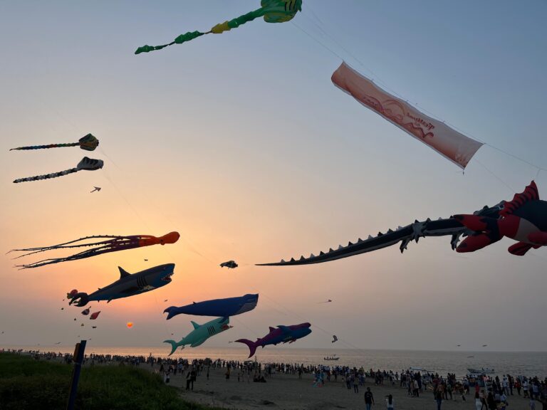 Festival del Mar 2025 inunda el cielo de Coatzacoalcos con papalotes monumentales