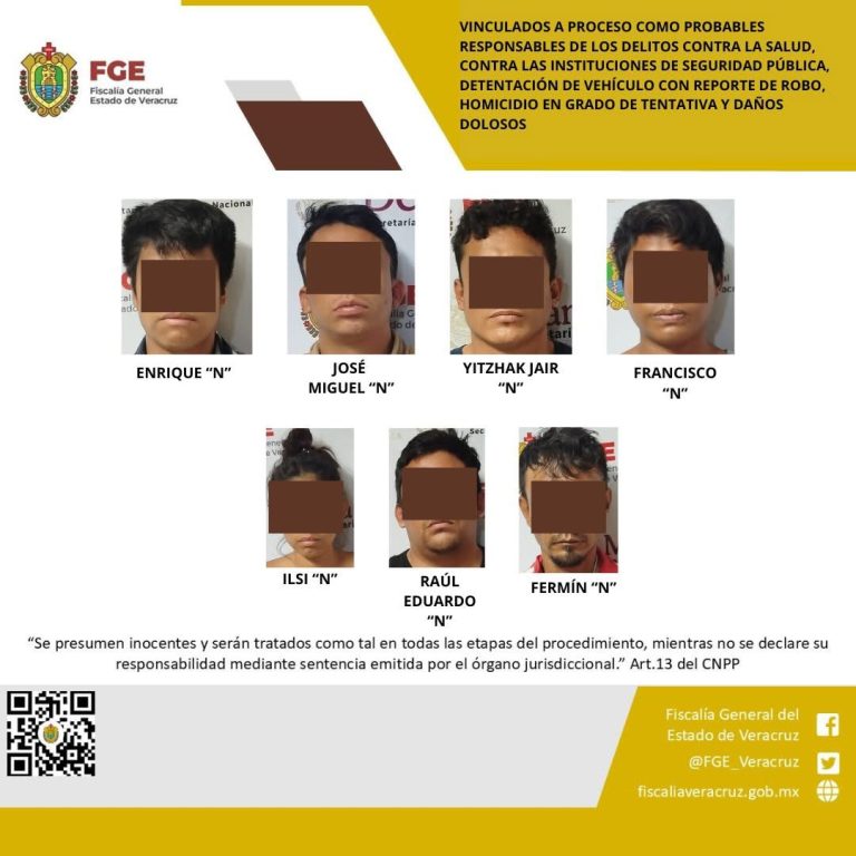 Dan prisión preventiva a siete generadores de violencia en la región sur