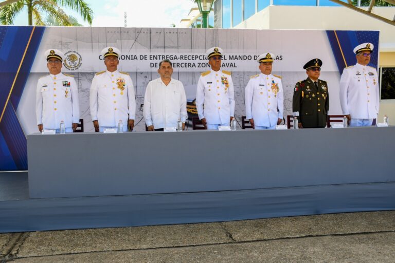 Asume Pablo Alcántara el Mando de la Tercera Zona Naval en Coatzacoalcos
