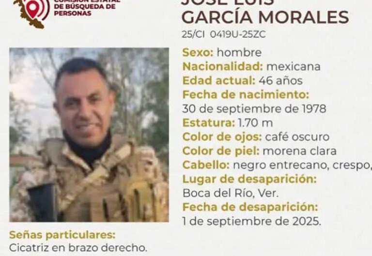 José Luis García Morales, coordinador operativo de Pemex, fue hallado muerto tras ser reportado como desaparecido el 1 de septiembre en Boca del Río