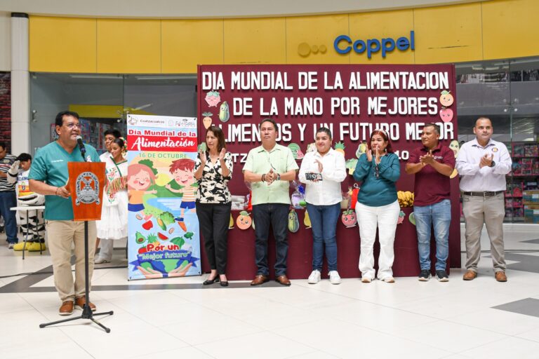 Conmemora Coatzacoalcos el ‘Día Mundial de la Alimentación’ con jornada educativa y cultural