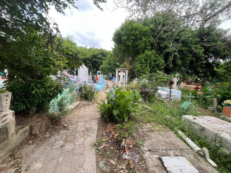 Sondean pasillos en los panteones de Coatzacoalcos