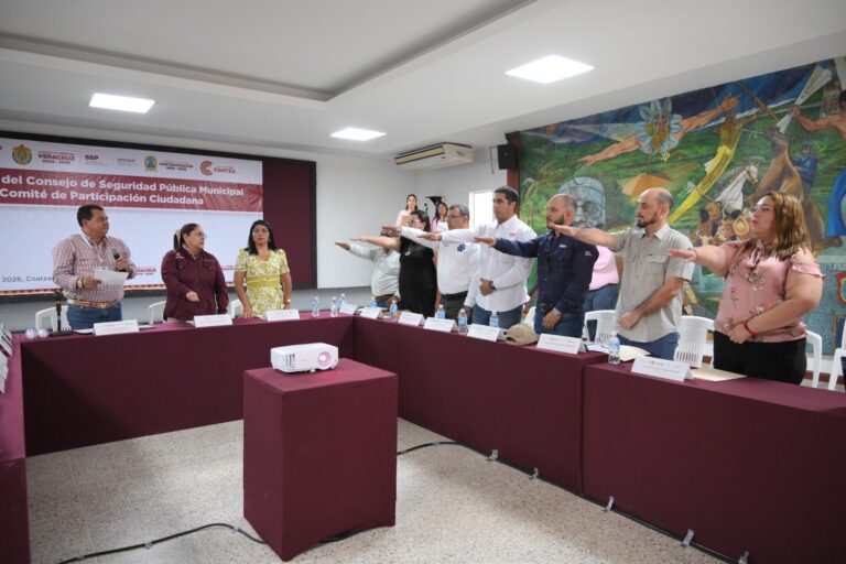 Instala Gobierno de Coatzacoalcos Consejo de Seguridad Pública Municipal y Comité de Participación Ciudadana