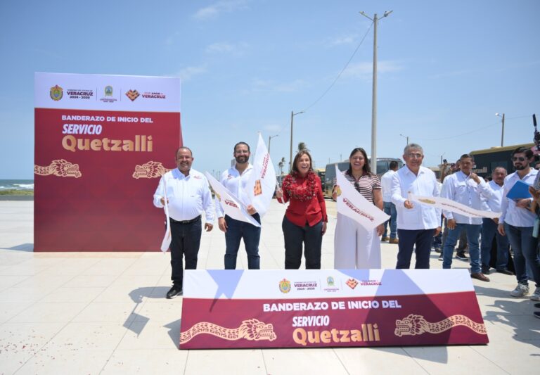 Arranca nueva era del transporte en Coatzacoalcos: Nahle y Rosaldo dan banderazo a 60 camiones híbridos