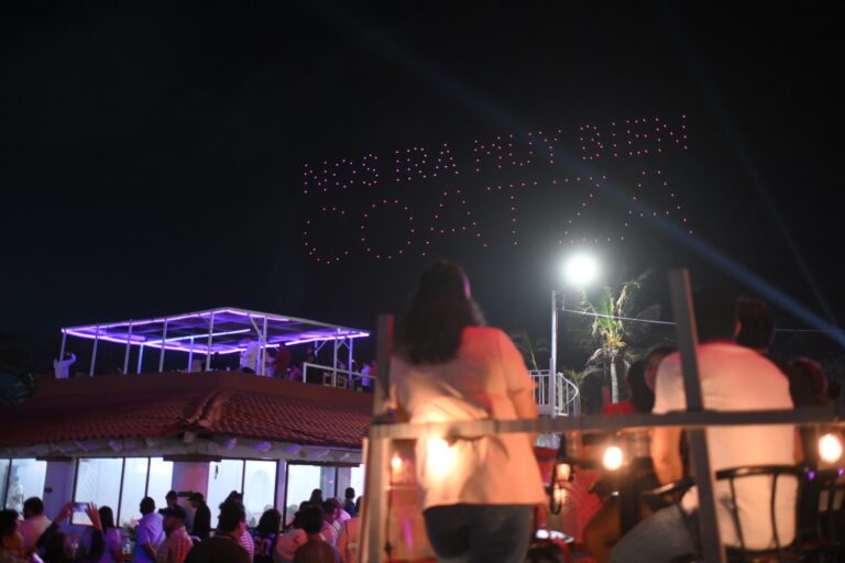 Espectáculo de drones “Coatzacoalcos: Raíz, Tierra y Puerto” brilla en inauguración de la Expo Feria Coatza 2026