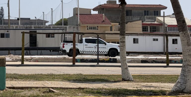 Reactivan puesto de mando de la Guardia Nacional en el malecón de Coatzacoalcos