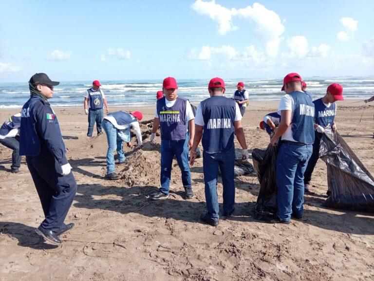 Mantendrá Tercera Zona Naval limpieza de playas por hidrocarburo durante Semana Santa