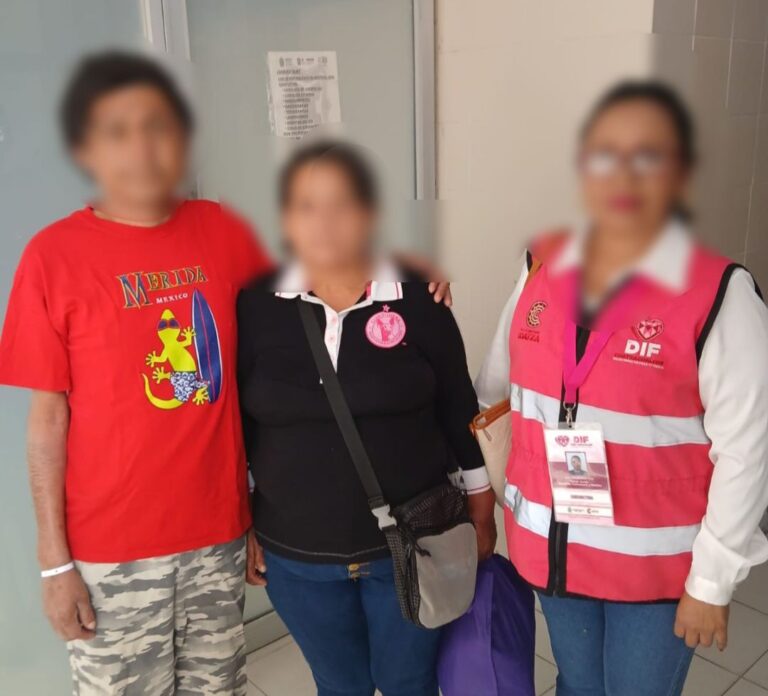Respuesta ciudadana y apoyo de la Presidenta del DIF Coatzacoalcos, logran que joven en situación de calle vuelva a casa