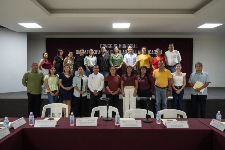 Instalan Consejo Municipal de Participación Escolar en la Educación 2026-2028