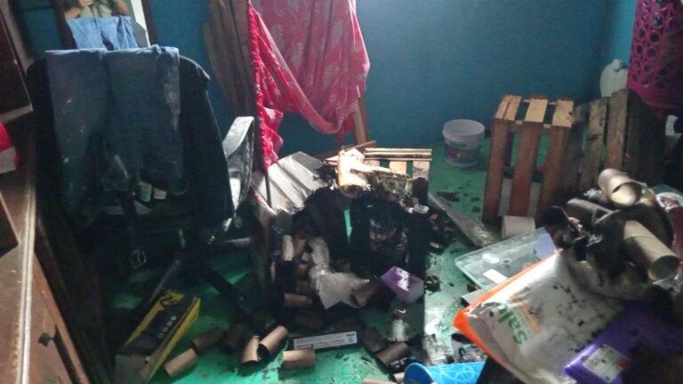 Incendio en la colonia Hernández Ochoa habría sido provocado por una brasa fuera de control