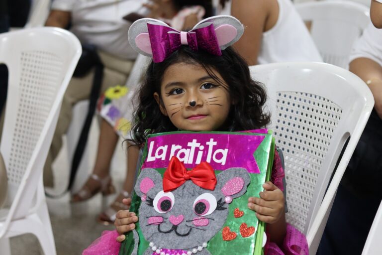 Niñas y niños de CADI y CAIC brillan en el encuentro de “Cuenta Cuentos 2026”