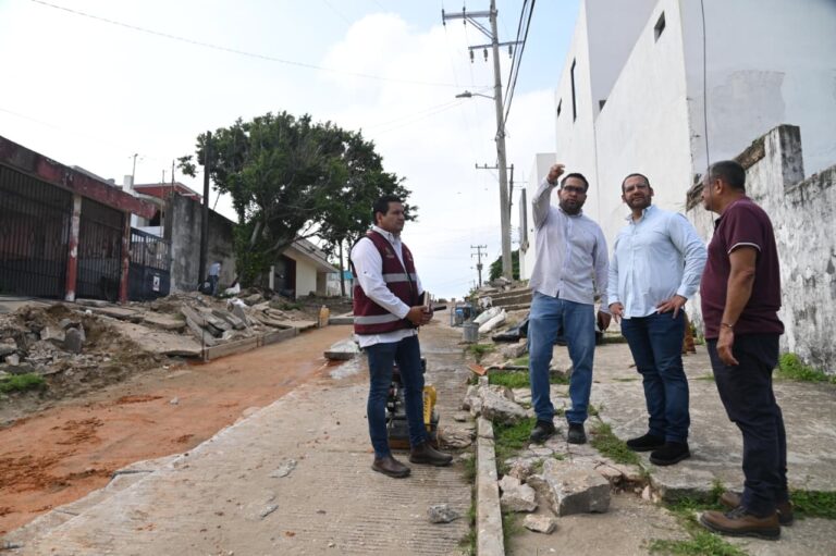 Obra histórica en Vistalmar separará por primera vez el drenaje sanitario del pluvial; Pedro Miguel Rosaldo supervisa trabajos